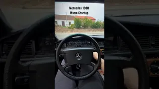 Mercedes 190D - Warm Startup