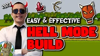 Grow Castle 2023 | Best Hell Mode Build | Town Archer Hell Mode Strategy