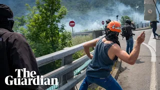 Grenades in the French Alps: Protesters clash with police over world's longest tunnel