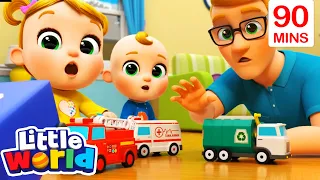 Playing with Toy Cars | Kids Songs & Nursery Rhymes by Little World