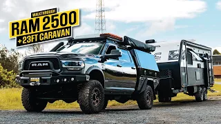 THE ULTIMATE $300,000 DUO - RAM 2500 POWERWAGON + 23FT VANCRAFT CARAVAN WALKTHROUGH