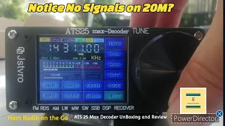 ATS 25 Max Decoder UnBoxing and Review first look and impressions. #shortwave #hamradio SI4732