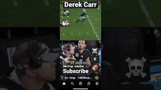 Derek Carr Mic’d up reaction to Chandler Jones Touchdown