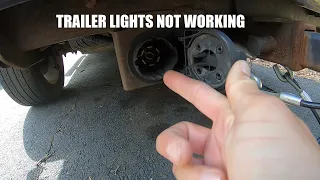 Trailer Brake Lights or Turn Signals NOT Working - TRY THIS