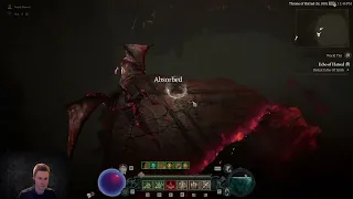 Solo Necromancer 90 Second Uber Lilith Kill Pinnacle Boss Diablo 4