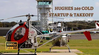 Hughes 269 Cold Startup & Takeoff | Moorabbin Airport YMMB | Plane Spotting Melbourne