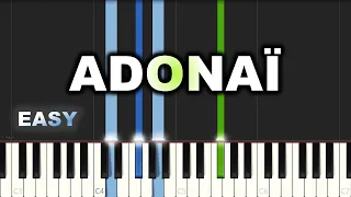 Gael Music - Adonaï | EASY PIANO TUTORIAL BY Extreme Midi