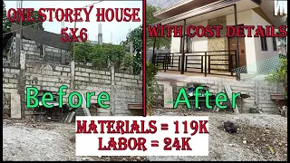 30sqm Simple House | 100k house  | with Cost Details