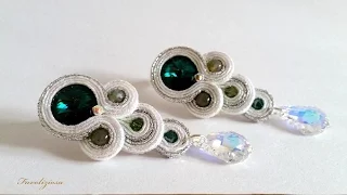 Tutorial soutache  . Orecchini "Tears" DIY