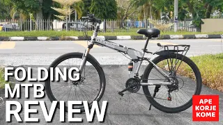 CHEAP MTB REVIEW | Begasso 26" Folding Mountain Bike