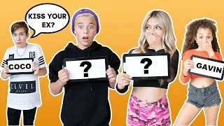 Who's Most Likely To Kiss their EX CHALLENGE W/ My CRUSH **TEA** ❤️😱 | Gavin Magnus ft. Coco Quinn