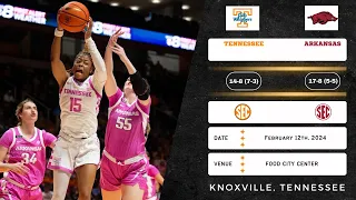 Tennessee vs Arkansas | SEC | 2.12.24