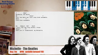 🎹 Michelle - The Beatles Piano Backing Track with chords and lyrics