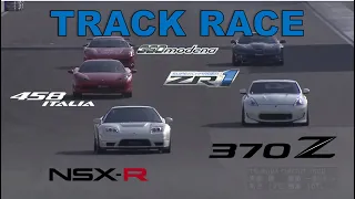 [ENG CC] Track Race #24 | ZR1 vs 458 vs RSD 360 vs NSX-R vs 370Z