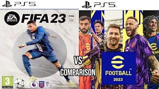 FIFA 23 PS5 Vs eFootball 2023 PS5