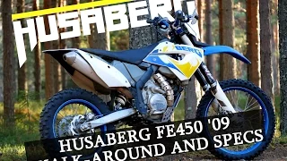 Husaberg FE450 '09 - Walk-around and Specs