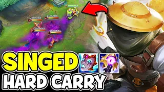 THIS IS WHAT A SINGED CARRY LOOKS LIKE IN HIGH ELO!