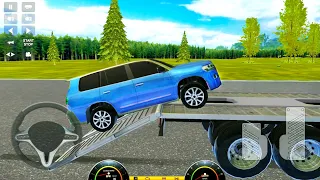 Car Transport Truck Simulator 2021 - Trailer Trucks Driver - Android Gameplay