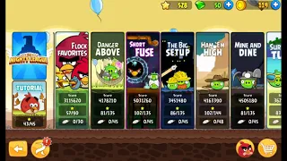 Angry birds classic Mighty eagle tutorial gameplay