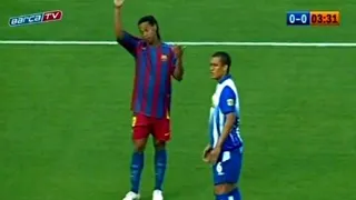 Ronaldinho vs Espanyol (06/05/2006)