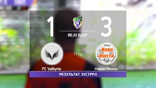 Обзор матча FC Valkyrie 1-3 Новая Жизнь  Турнир по мини футболу в городе Киев