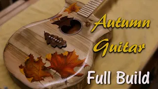 Autumn Guitar Full Build - A guitar made from offcuts from a fence!