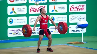 Adkhamjon Ergashev (62) - 128kg Snatch @ 2017 Asian Championships