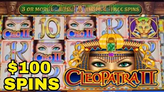 CLEO 2! $100 SPINS GIVES ME THE JACKPOTS!