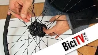 Cambiar radio de rueda de bicicleta