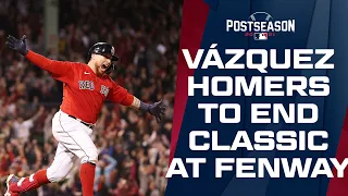 RED SOX WALK IT OFF! Christian Vázquez homers to win Game 3 of the ALDS at Fenway!