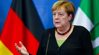 Merkel wirbt für Laschet: „Er führt sehr erfolgreich das größte Bundesland“
