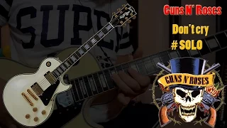 Guns N' Roses - Don't cry solo (guitar cover)