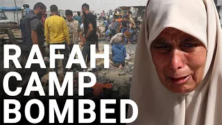 Israel admits mistakes led to bombing of refugees in Rafah camp