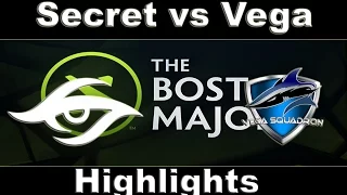 Highlights Team Secret vs Vega Squadron  The Boston Major 2016 EU Qualifiers