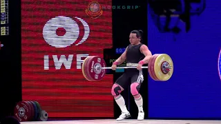 Svetlana Podobedova (75) - 155kg Clean and Jerk @ 2015 Senior World Championships