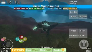 Kaiju Spinosaurus showcase