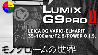 【G9PROⅡ】 モノクロームの世界へようこそ！中望遠ズームレンズ LEICA DG VARIO-ELMARIT 35-100mm/F2.8/POWER O.I.S. G9Ⅱ g9ii G9ProII