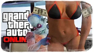 GTA ONLINE - ОТМЕЧАЕМ НОВЫЙ ГОД 2019 НА ЯХТЕ БРЕЙНА #384