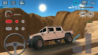 Offroad Drive Desert - Driving 4x4 Hummer Jeep Crossing Rocks Bridge - Best Offroad Car Games