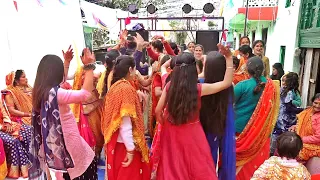 Pahadi Shaadi - Mahila Sangeet Funtion | Pahadi DJ Songs |  Kumaoni Shaadi
