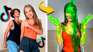 QUEM NÃO SOUBER A DANCINHA DO TIKTOK TOMA BANHO DE SLIME | Pop Teen TV