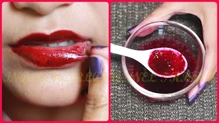 DIY peel off lip stain/make your lips naturally pink or red/INDIANGIRLCHANNEL TRISHA