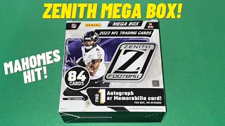 2023 Panini Zenith Football Mega Box Opening Review! MAHOMES Pull! New Retail Sports Cards Release!