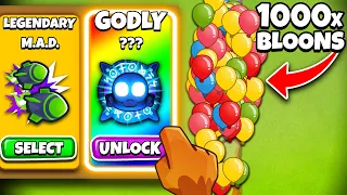 1000x Bloons VS Choosing INFINITE Upgrades in BTD6