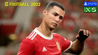 eFootball 2022 - Manchester United vs FC Barcelona ● Live Broadcast Gameplay | PS5/ Xbox Series X/S