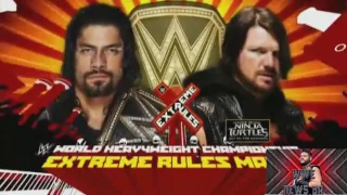 WWE Extreme Rules 2016 Roman Reigns vs Aj Styles Highlights Made By Atif Rock