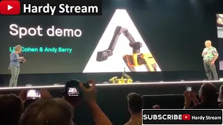 Robot SpotMini / Boston Dynamics / MARS 2019 Amazon Conference in Las Vegas / Robot failure