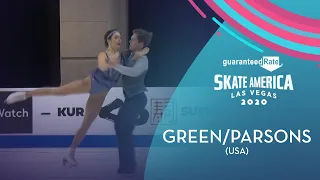 Green/Parsons (USA) | Ice Dance Rhythm Dance  | Guaranteed Rate Skate America 2020 | #GPFigure