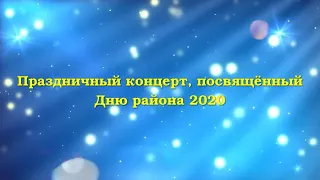 Праздничный концерт, посвящённый Дню района 2020