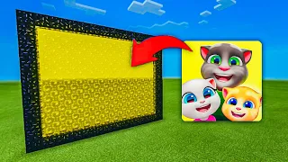 How to Make a PORTAL to MY TALKING TOM FRIENDS in Minecraft